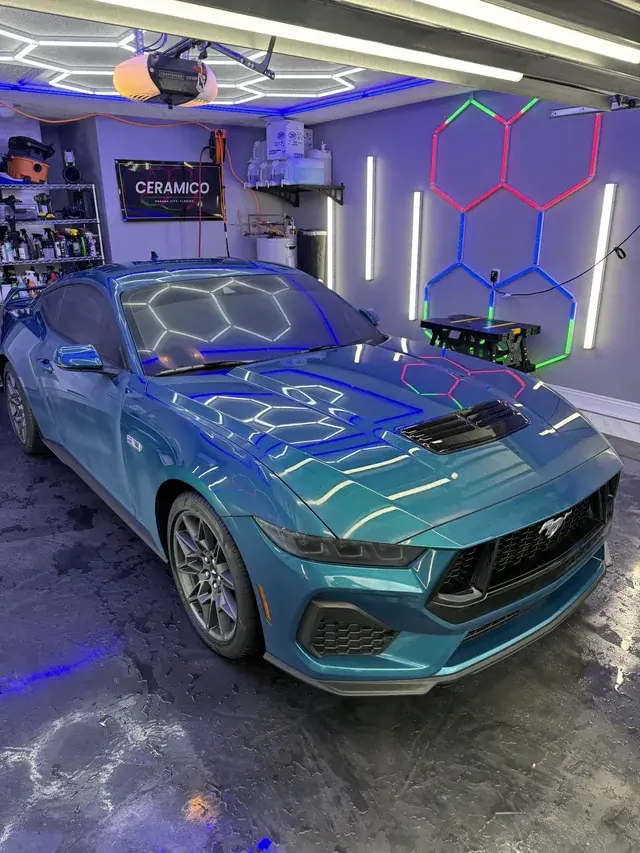 2026 Ford Mustang GT ceramic coated by Ceramico in Panama City FL